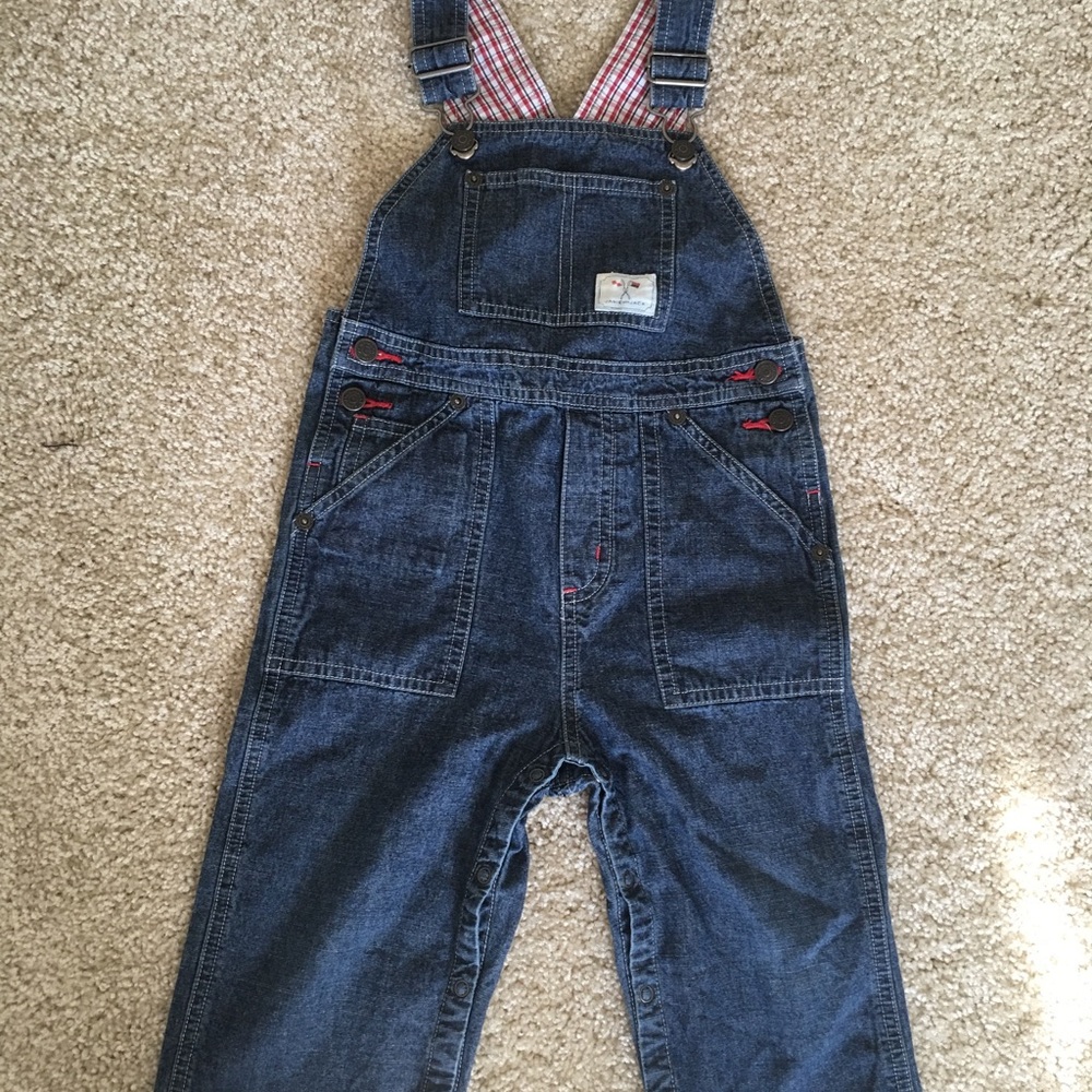 Janie & Jack Denim Overalls Size 18-24 Months